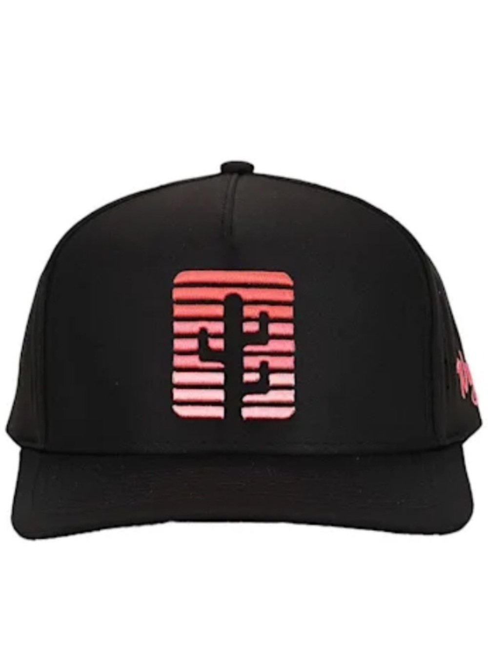 Waggle golf mirage SnapBack  Trucker Cap with Pink Cactus Motif